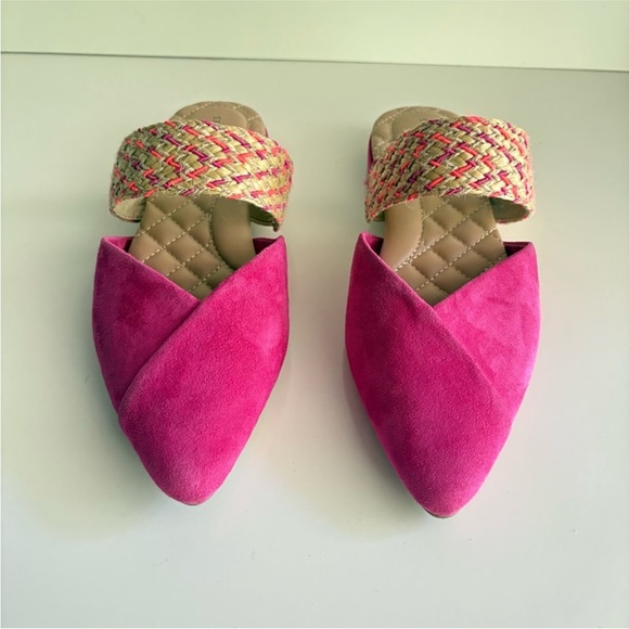 Birdies The Swan Pink Pointed Toe Flat Size 7.5 - Picture 2 of 9